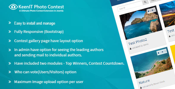 Photo Contest Joomla Extension (codecanyon)